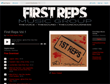 Tablet Screenshot of firstreps.bandcamp.com