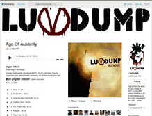 Tablet Screenshot of luvdump.bandcamp.com