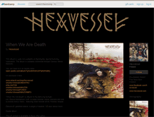 Tablet Screenshot of hexvessel.bandcamp.com