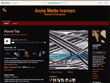 Tablet Screenshot of annemetteiversen.bandcamp.com