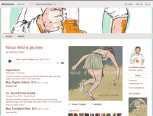 Tablet Screenshot of carlerichudon.bandcamp.com