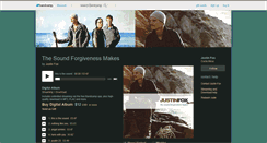 Desktop Screenshot of justinfox.bandcamp.com