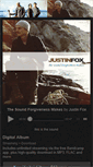Mobile Screenshot of justinfox.bandcamp.com