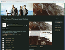 Tablet Screenshot of justinfox.bandcamp.com