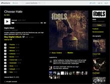 Tablet Screenshot of idols.bandcamp.com