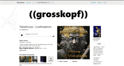 Desktop Screenshot of grosskopf.bandcamp.com