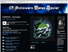 Tablet Screenshot of meteoxavier.bandcamp.com