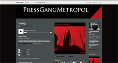 Desktop Screenshot of pressgangmetropol.bandcamp.com