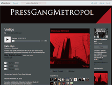 Tablet Screenshot of pressgangmetropol.bandcamp.com