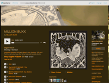 Tablet Screenshot of millionbuxx.bandcamp.com