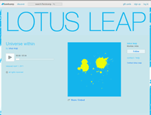 Tablet Screenshot of lotusleap.bandcamp.com
