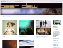 Tablet Screenshot of bearclaw.bandcamp.com