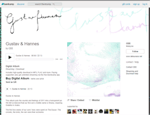 Tablet Screenshot of gustavandhannes.bandcamp.com