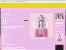 Tablet Screenshot of nadinecarina.bandcamp.com