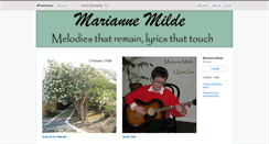 Desktop Screenshot of mariannemilde.bandcamp.com