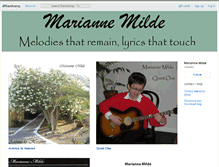 Tablet Screenshot of mariannemilde.bandcamp.com