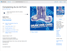 Tablet Screenshot of drawonecard.bandcamp.com