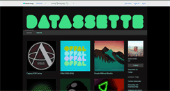 Desktop Screenshot of datassette.bandcamp.com