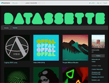 Tablet Screenshot of datassette.bandcamp.com