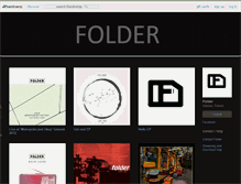 Tablet Screenshot of folder.bandcamp.com