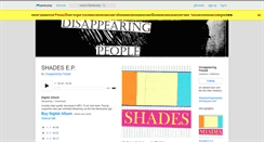 Desktop Screenshot of disappearingpeople.bandcamp.com
