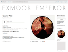 Tablet Screenshot of exmooremperor.bandcamp.com