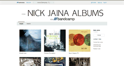 Desktop Screenshot of nickjaina.bandcamp.com