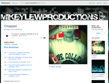 Tablet Screenshot of mikeylewproductions.bandcamp.com