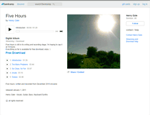 Tablet Screenshot of henrygale.bandcamp.com