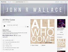 Tablet Screenshot of johnrwallace.bandcamp.com