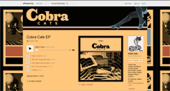 Desktop Screenshot of cobracats.bandcamp.com