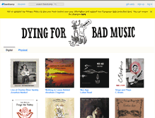 Tablet Screenshot of dyingforbadmusic.bandcamp.com