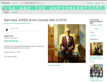 Tablet Screenshot of elsaandtheawesomeawesomes.bandcamp.com