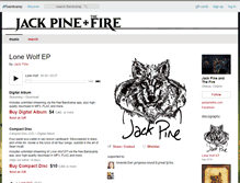 Tablet Screenshot of jackpinefire.bandcamp.com