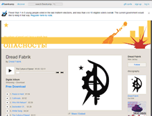 Tablet Screenshot of dreadfabrik.bandcamp.com