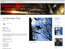 Tablet Screenshot of gracedow.bandcamp.com