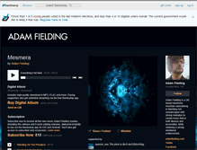 Tablet Screenshot of adamfielding.bandcamp.com