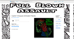 Desktop Screenshot of fullblownassault.bandcamp.com