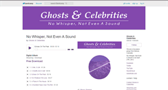 Desktop Screenshot of ghostsandcelebrities.bandcamp.com