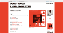 Desktop Screenshot of malakoffkowalski.bandcamp.com