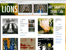 Tablet Screenshot of lionsaresmarterthaniam.bandcamp.com