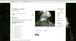 Desktop Screenshot of goodbyecarbon.bandcamp.com