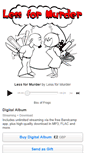 Mobile Screenshot of lessformurder.bandcamp.com