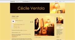 Desktop Screenshot of cecileventola.bandcamp.com