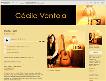 Tablet Screenshot of cecileventola.bandcamp.com