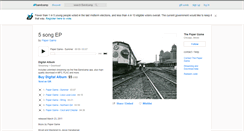 Desktop Screenshot of papergame.bandcamp.com