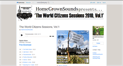 Desktop Screenshot of homegrownsounds.bandcamp.com