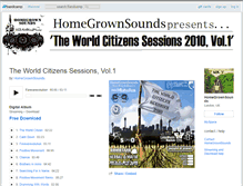 Tablet Screenshot of homegrownsounds.bandcamp.com
