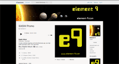 Desktop Screenshot of element-9.bandcamp.com