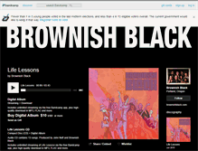 Tablet Screenshot of brownishblack.bandcamp.com